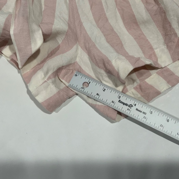 Rails Sz S Katy Petal Stripe Linen Blend Shorts - Picture 8 of 10